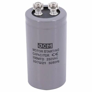 200MDF 250VAC MOTOR STARTING CAPACITOR CD60A 200uF 250 VAC Start 250V 200 MFD UF - Picture 1 of 2