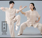 Retro Unisex Tai Chi Suits Martial Arts Uniform Kung fu Training Tops Pants Sets