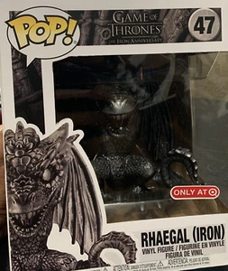 ⚡️Funko Game of Thrones POP! TV Rhaegal 6-Inch Vinyl Figure [Iron] - Picture 1 of 4