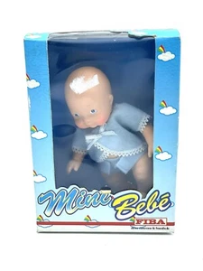 VINTAGE MINI BEBE’ FIBA MINI DOLL NUOVO IN BOX#GV - Picture 1 of 3