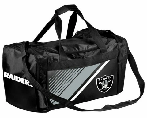 Oakland Raiders NFL Gym Travel Luggage Medium Duffel Bag Cover