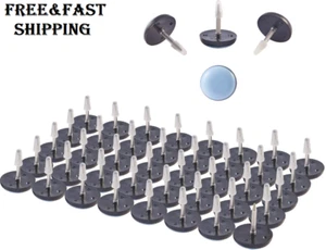 Furniture Sliders 40 PCS, Nail on Chair Leg Floor Protectors for Hardwood Flo... - Picture 1 of 7