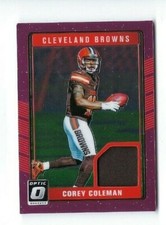 Corey Coleman 2016 Donruss Optic Rookie Threads Pink Jersey #DRT-CC