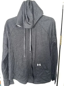 Under Armour Loose Long Raglan Sleeve Full Zip Seam Pocket Loose Hoodie Jacket L - Bild 1 von 4