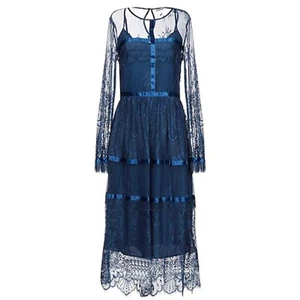 Vestido Midi BLUGIRL FOLIES BLUMARINE Azul Talla 8 $350 - Imagen 1 de 13