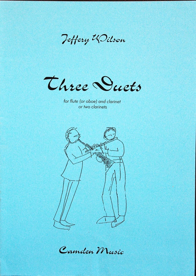 Jeffrey Wilson. Three Duets for treble woodwind instruments - Image 1 of 1