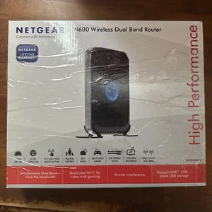 Netgear N600 Bezprzewodowy router dwupasmowy WNDR3400 - Zdjęcie 1 z 11