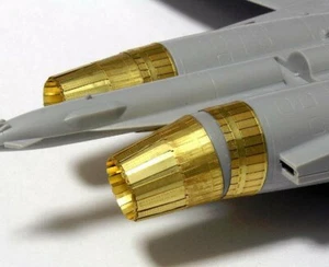 Dream DE-0553 1/72 Su-35S 117S Exhaust Nozzles Open Photo Etches for Hasegawa - Picture 1 of 3