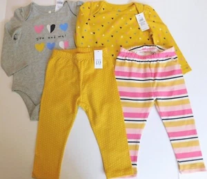 Gap Baby Girl 2 Outfits Multicolor Size 12-18 Months Cotton Spandex Long Sleeve - Picture 1 of 10