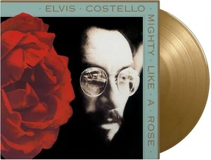 ELVIS COSTELLO LP GOLD VINYL Mighty Like A Rose 180 Gram Numbered SEALED In stoc - Picture 1 of 12