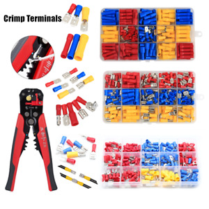 300/222PCS Insulated Assorted Electrical Wire Connectors Crimp Terminals Set Kit