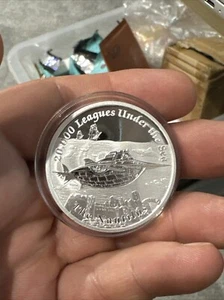 Tuvalu 1 dollaro 2015 navi famose che non hanno mai navigato Nautilus 1 oz argento (1RD) - Foto 1 di 2