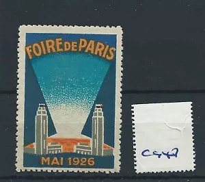 wbc. - CINDERELLA / POSTER - CG47 - EUROPA - PARISMESSE - MAI 1926 - Bild 1 von 1