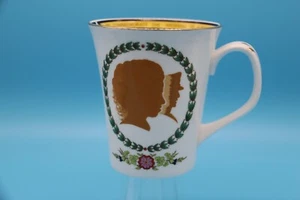 Royal Wedding Mug - Princess Anne & Cpt Mark Phillips - Crown Staffordshire - Picture 1 of 4