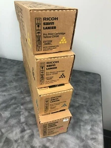 Ricoh Savin Lanier C9100 TONER SET 828383,828382,828381,828380 - Bild 1 von 2