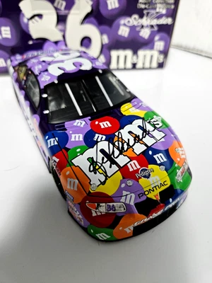 2002 Kenny Schrader #36 M&M Purple Color Vote Winner Autographed 1/24 Nascar - Image 1 of 4