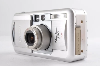 Canon PowerShot S50 Silver 5.0MP Digital Camera [Exc+5] Japan / 981956 - Image 1 of 4