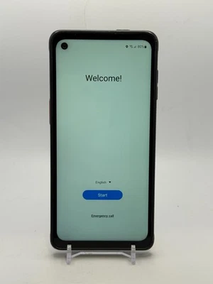 三星 Galaxy XCover Pro - 黑色 - 64GB - 按原样用于打捞/零件/拆卸 — 第 1/4 张图片