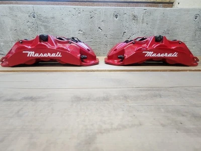 14-22 Maserati Quattroporte Ghibli Front Left & Right Brake Caliper Set OEM Brem - Image 1 of 4