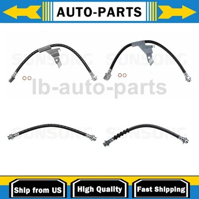 4X Manguera de línea de freno delantero trasero Sunsong para Buick Electra 1985 1986 1987 1988 Foto 1 de 4