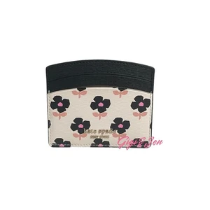 Kate Spade Spencer Block Print Floral Cardholder ID Wallet Card Holder Case - Picture 1 of 6