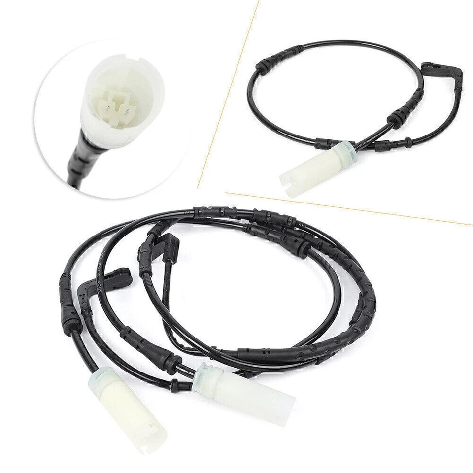 2PC Brake Pad Sensor Front Rear for BMW E81 E82 E75 E88 E90 E91 E92 E93 3 Series - Image 1 of 4