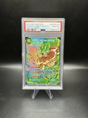 PSA 10 SS Broly, Unrestrained Destruction SPR BT26-049 - Image 1 of 3