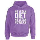 Adult Vegan Power Hoodie - Dieta wegańska Miłośnik zwierząt Aktywista Męska i Damska z kapturem