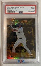 1995 Select Certified Derek Jeter Rookie Mirror Gold RC NY Yankees  PSA 9 Mint