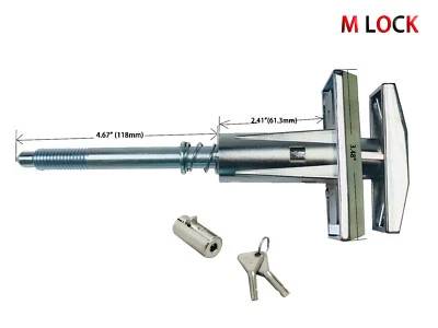 Dixie Narco T-Handle Replacement Whole Set Assembled with High Security Lock