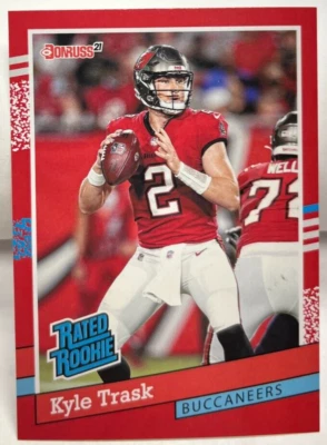 Kyle Trask 2021 Panini Instant Donruss Rated Rookie Retro RC #BW20 BUCS SP /2231 - Image 1 of 2