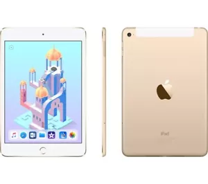 New Condition Apple iPad mini 4 (4th Generation) 16GB Wi-Fi + Cellular -Gold - Picture 1 of 3