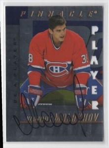 1997-98 Pinnacle Be a Player Autographs Vladimir Malakhov Auto l Canadiens