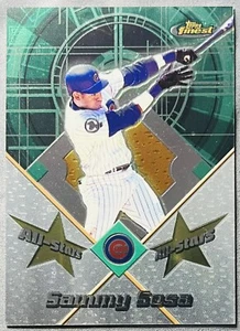 2001 Topps Finest All-Stars #FAS6 Sammy Sosa Chicago Cubs - Picture 1 of 1