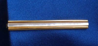 Krawattennade Perlmutt vergoldet glänzend  ca. 5,5 cm l. m.i. Germany NK0241 + B - Bild 1 von 4