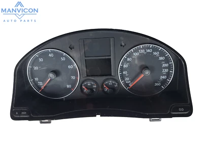 2008-2009 Volkswagen Rabbit Speedometer Instrumental KPH Cluster 1K0920854T OEM - Image 1 of 4