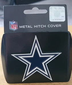 DALLAS COWBOYS HIGH QUALITY METAL TOW HITCH COVER - Picture 1 of 5