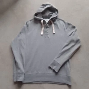 FAT FACE Herren Hoodie grau Waffelstoff Langarm Größe M Freizeit - Bild 1 von 9