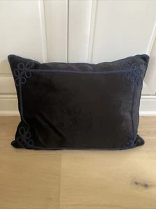 Ralph Lauren Merkel Archer Velvet Soutache Deco Pillow NWT $225 - Picture 1 of 4