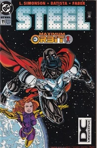 STEEL  ISSUE 11 Rare DCU LOGO  DC Universe Variant 1995 - Picture 1 of 2