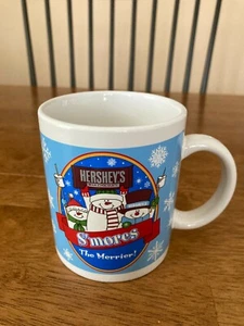 Taza de café Hershey's S'mores the Merrier Holiday muñeco de nieve invierno cacao - Imagen 1 de 4