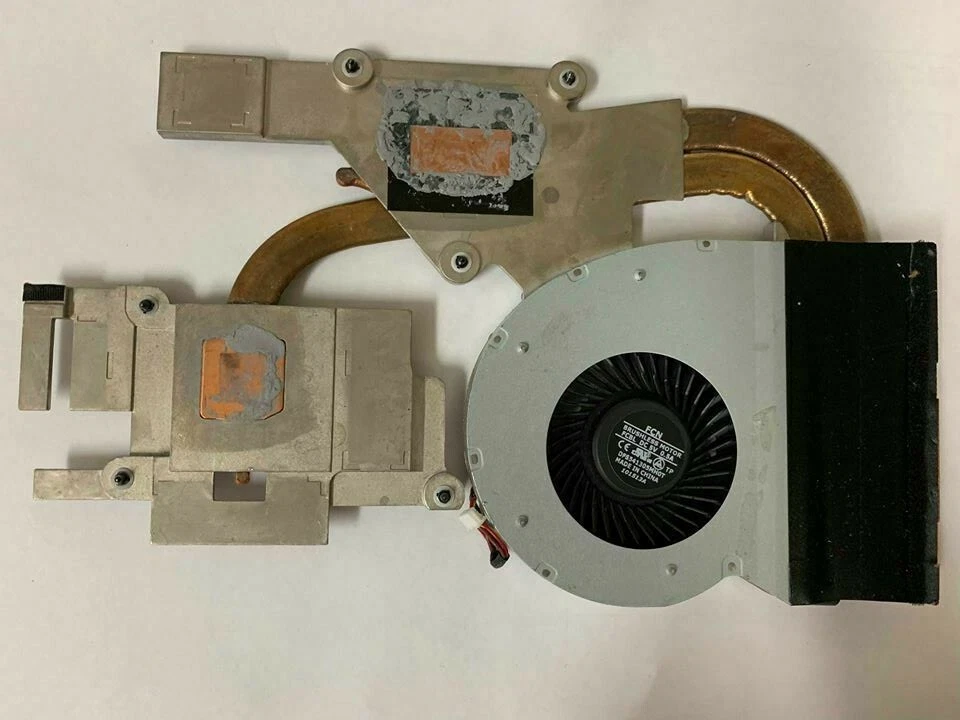 Подлинный охлаждающий радиатор и вентилятор Lenovo IdeaPad серии Y510 p/n AT0SF001FF0FCC - Изображение 1 из 2