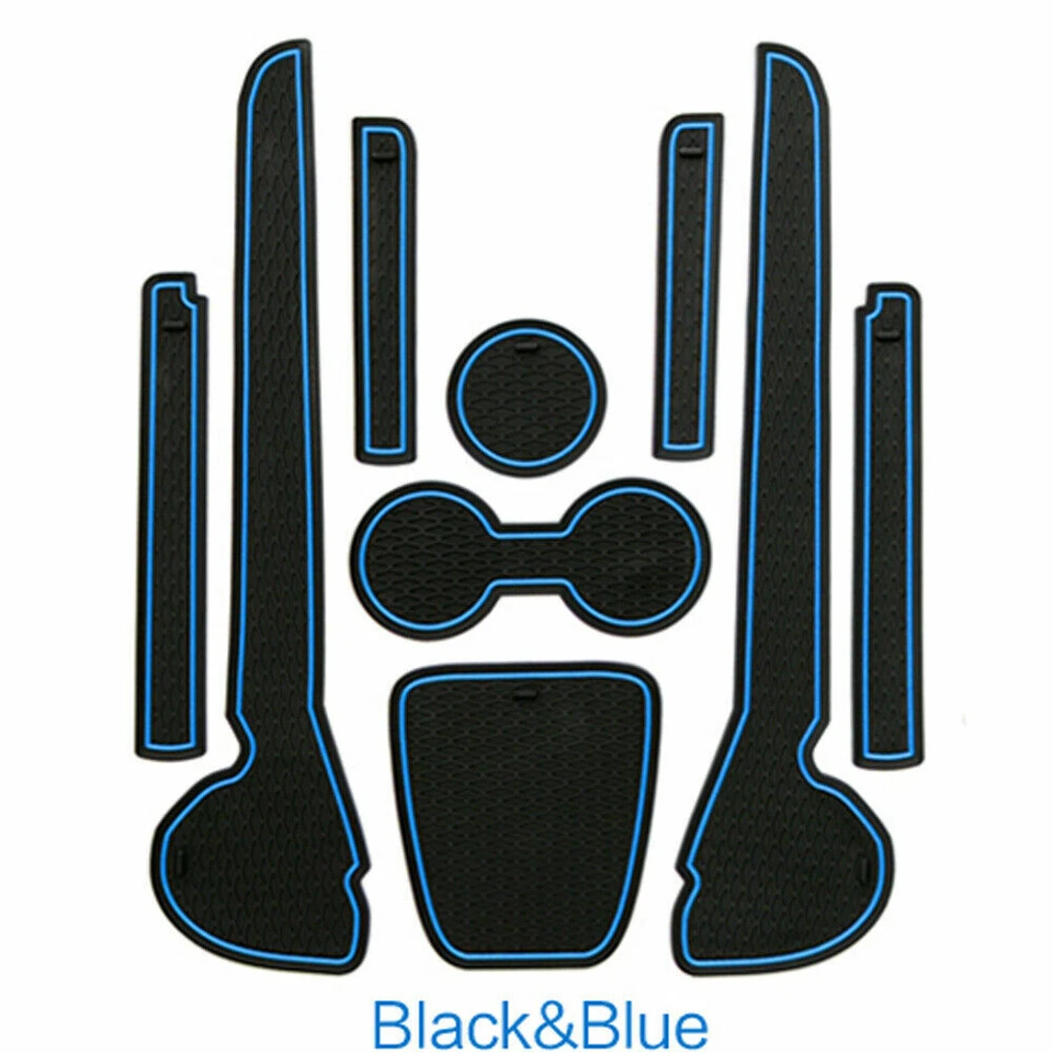 Rubber Non-slip Gate Slot Mat Cup Pads Accessories For VW Polo GTI 2011-2017 - image 1 of 1