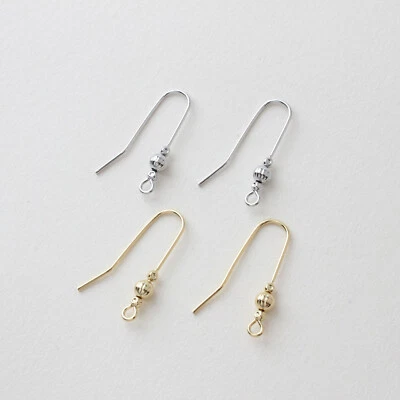 Gancho para pendiente de calabaza de oro/plata de 10 piezas, pendiente simple, alambre de oreja larga, perno para calabaza Foto 1 de 4