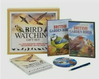 DVD BOOK BIRD WATCHING FOR BEGINNERS TO EXPERTS GUIDE NOTEBOOK PEN GIFT SET  NEW - Image 1 of 2