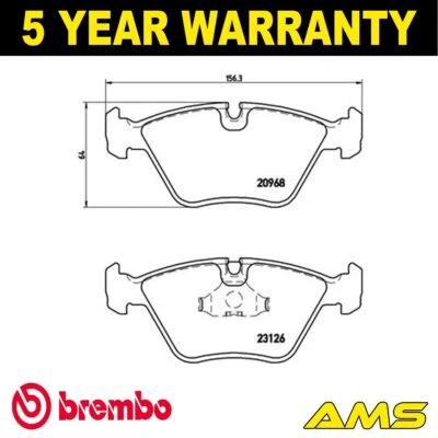 Fits Jaguar XK8 1996-2006 XJ 1989-2003 Brake Pads Set Front Brembo - Imagem 1 de 4