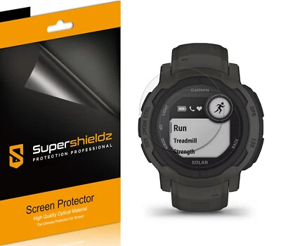 6x Supershieldz Anti Glare Matte Screen Protector for Garmin Instinct 2/ 2 Solar