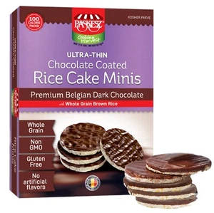 Rice Cake Minis, Belgian Dark Chocolate Coated, Whole Grain - Picture 1 of 3