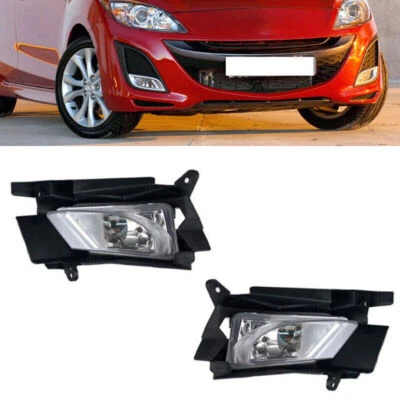 Par de luces antiniebla transparentes para parachoques delantero para Mazda 3 2010-2012 Foto 1 de 4
