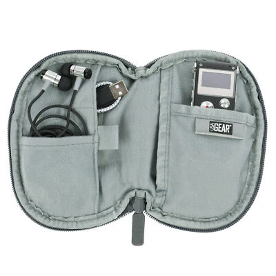 USA Gear Portable Voice Recorder Case - Accessory Pockets & Scratch Resistant